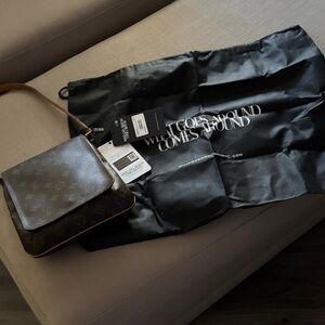 Louis Vuitton Dark Brown Monogram Messenger Bag